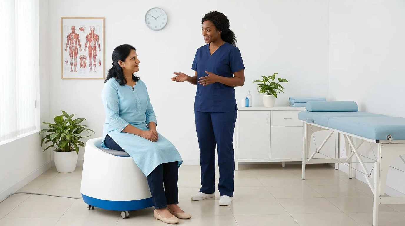 ReStora EMS Chair treatment
